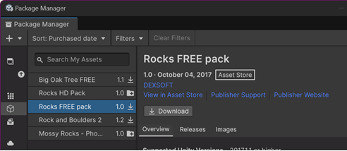 Asset not yet downloaded