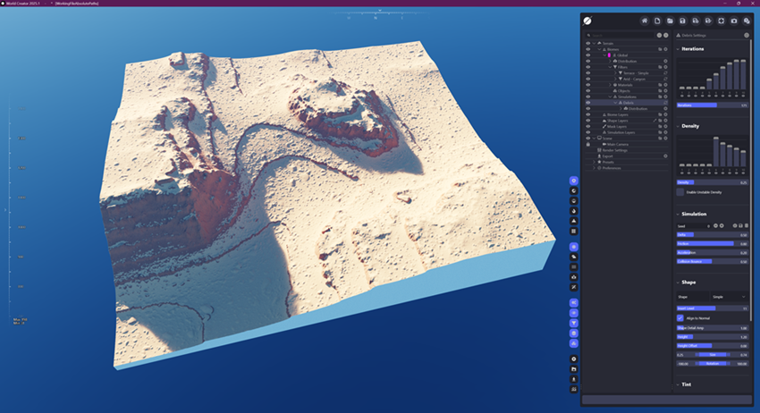 WC 2025.1 Debris sim