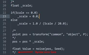 Nested comments