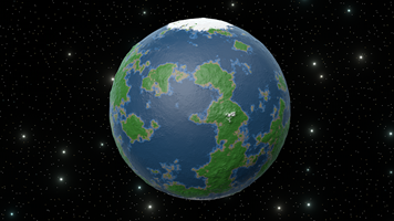 Default planet with displacement