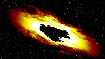 Stretched nebula